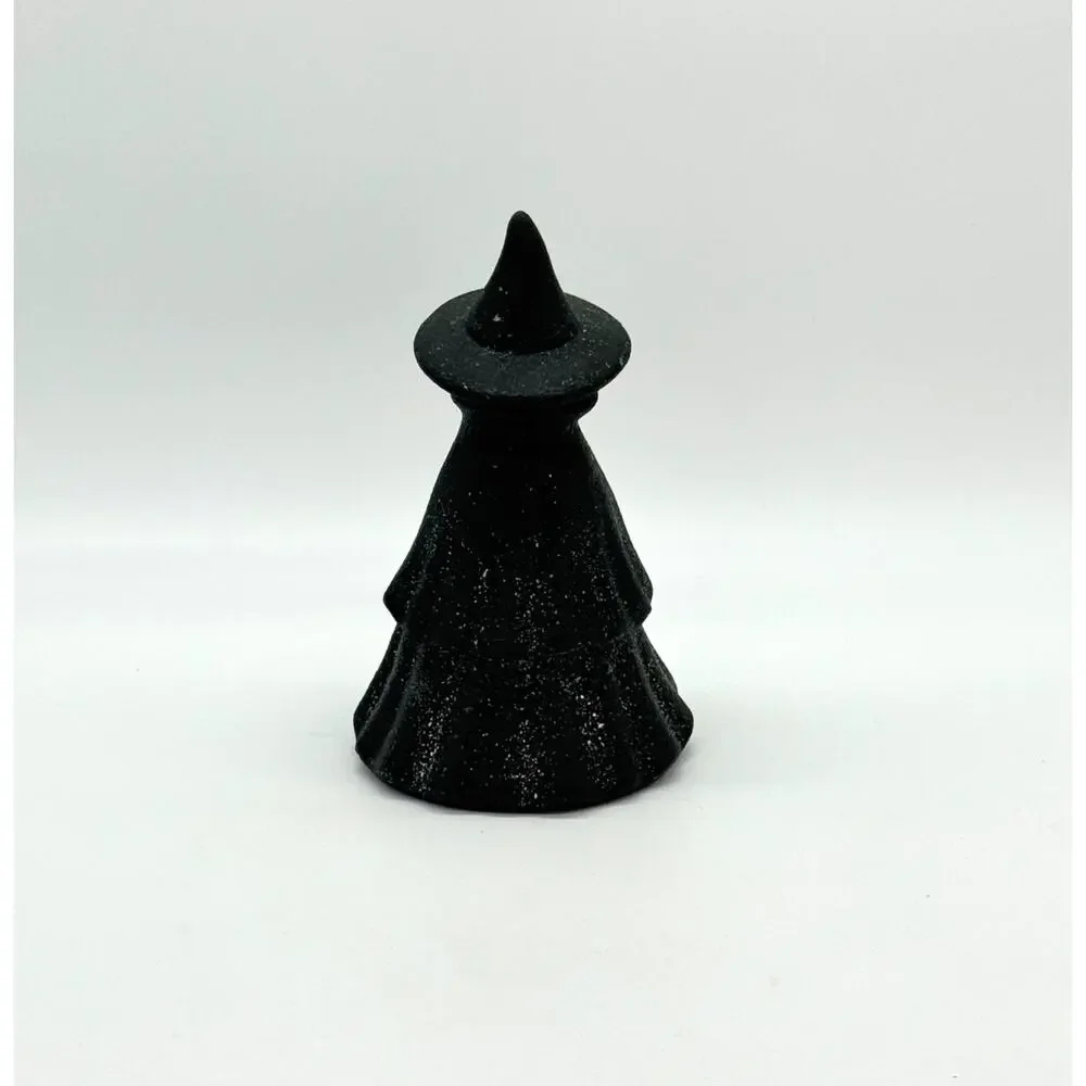 Target Hyde & Eek Terracotta Textured Black Ceramic Witch Figure Halloween NEW